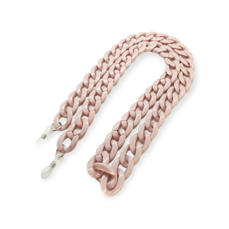 glasschain bone pink color